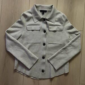 Wood Ash Banana Republic merino wool button up sweater